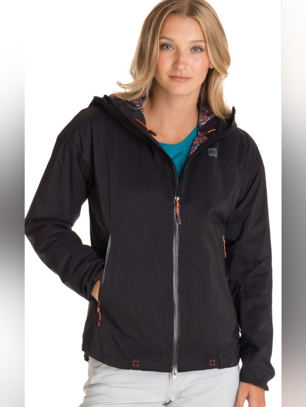 MEC Socked-In Hoodie jacket black medium 5037-103